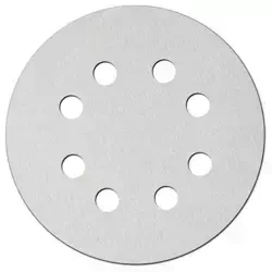 Tarczki ścierne z otworami do szlifierek do gipsu DEDRA DED7764W3 białe, 180mm, gr.120, rzep, 5szt