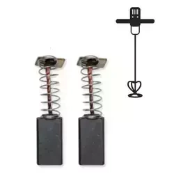 Szczotki elektrografitowe DEDRA YSG008 do mieszarki, mieszadła A140010, A140020, DED7930