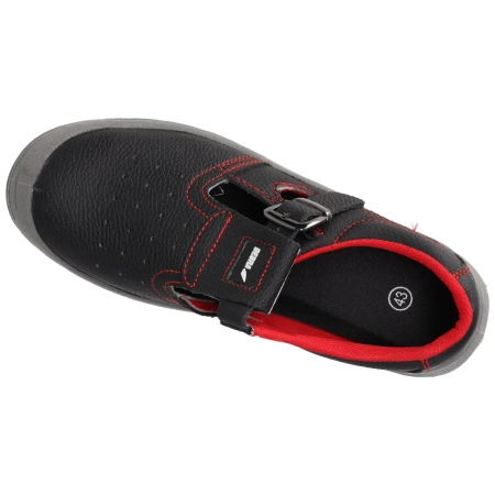 Sandały bezpieczne, buty BHP  DEDRA BH9D1-47 skórzane, rozmiar: 47, kat.S1 SRC