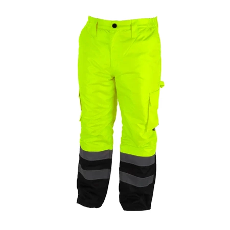Spodnie ocieplane DEDRA BH80SP1-XXL rozmiar XXL, żółte