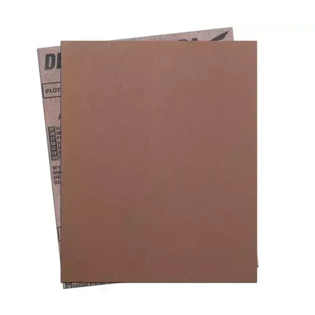 Arkusz płótno ścierne, papier ścierny DEDRA F70AC150 230x280mm, gr150, elektrokorund