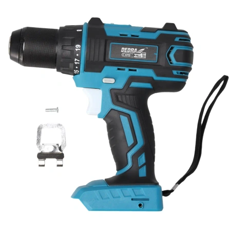 Wiertarko-wkrętarka akumulatorowa, wkrętarka 18V, DEDRA SAS+ALL DED7041 50Nm, 13mm, 2-biegi