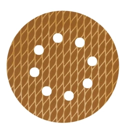 Tarczki ścierne Anti-clog 125mm, #120, rzep, zestaw 5szt, DED7947R04