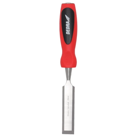 Dłuto do drewna, stolarskie DEDRA 06C039 25mm, stal CrV, dwumateriałowy uchwyt