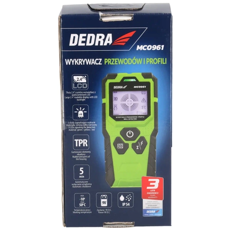 Wykrywacz przewodów i profili DEDRA MC0961