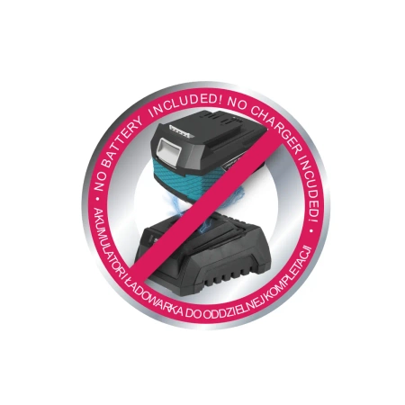 Szlifierka kątowa akumulatorowa, długa 18V, DEDRA SAS+ALL DED7051 125mm, 8500 obr/min