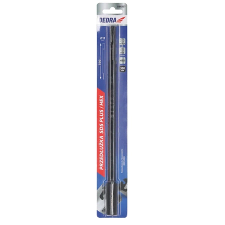 Przedłużka SDS PLUS /HEX DEDRA 08X007 długość 300mm