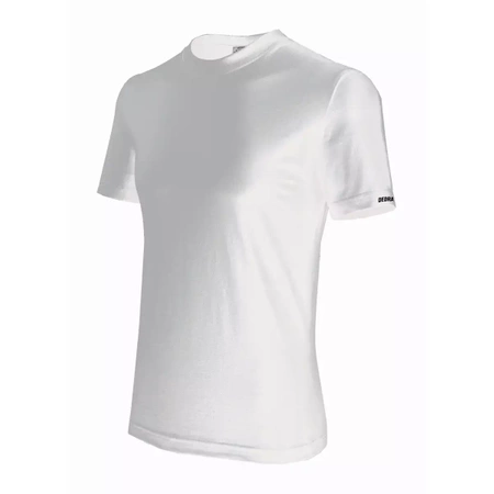 Koszulka męska t-shirt DEDRA BH5TW-S S, biała, 100% bawełna