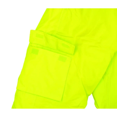Spodnie ocieplane DEDRA BH80SP1-XXL rozmiar XXL, żółte