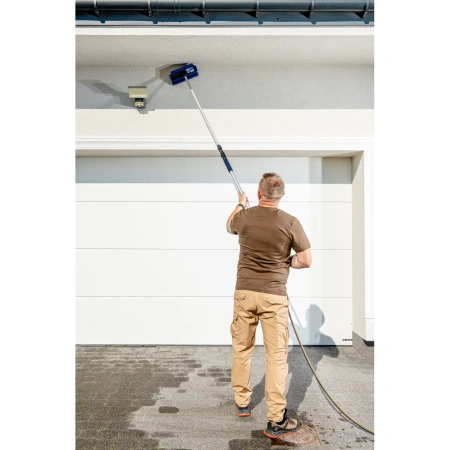 Teleskopowa szczotka do mycia, szczotka do paneli fotowoltaicznych DEDRA 2001A80, teleskopowa 150-350 cm