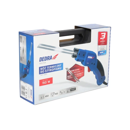 Nóż termiczny do cięcia styropianu DEDRA DED7519 moc 150W