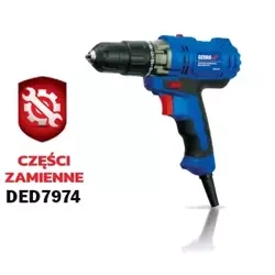 Części zamienne do wiertarko-wkrętarki DEDRA DED7974