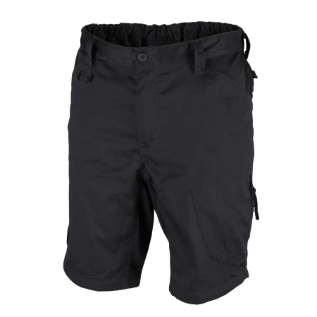Szorty robocze ze spandexem, krótkie spodnie robocze, DEDRA BH33ST-XL, rozm. XL, gramatura 220g/m2, szare