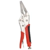 Szczypce zaciskowe wydłużone 230mm, DEDRA 1260P08 CRV, uchwyty TPR 