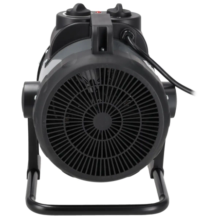 Nagrzewnica elektryczna PTC 3,0kW, okrągła czarna DEDRA DED9931C2 ceramiczny element grzejny