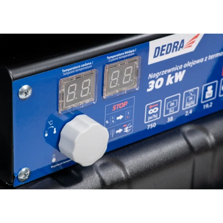 Nagrzewnica olejowa 30kW z termostatem DEDRA DED9952B