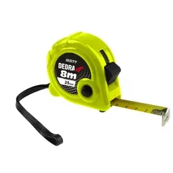Miarka 8mx25mm DEDRA M877 2 x stop