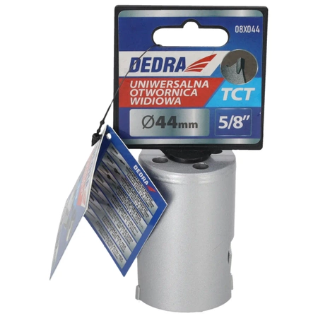 Otwornica uniwersalna TCT DEDRA 08X044 44mm 5/8''
