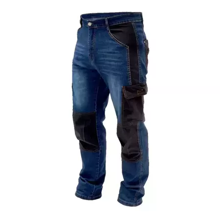 Spodnie jeans, dżinsy robocze, spodnie z denimu DEDRA BH45SP-XXL gramatura 280g/m2, rozmiar XXL